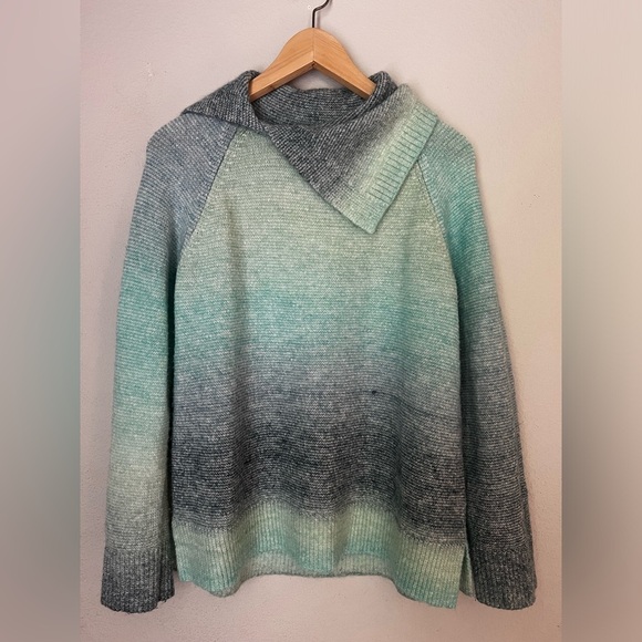 Time and Tru Women's Long Sleeve Split Neck Collar Sweater Size S 4/6 - Picture 1 of 3